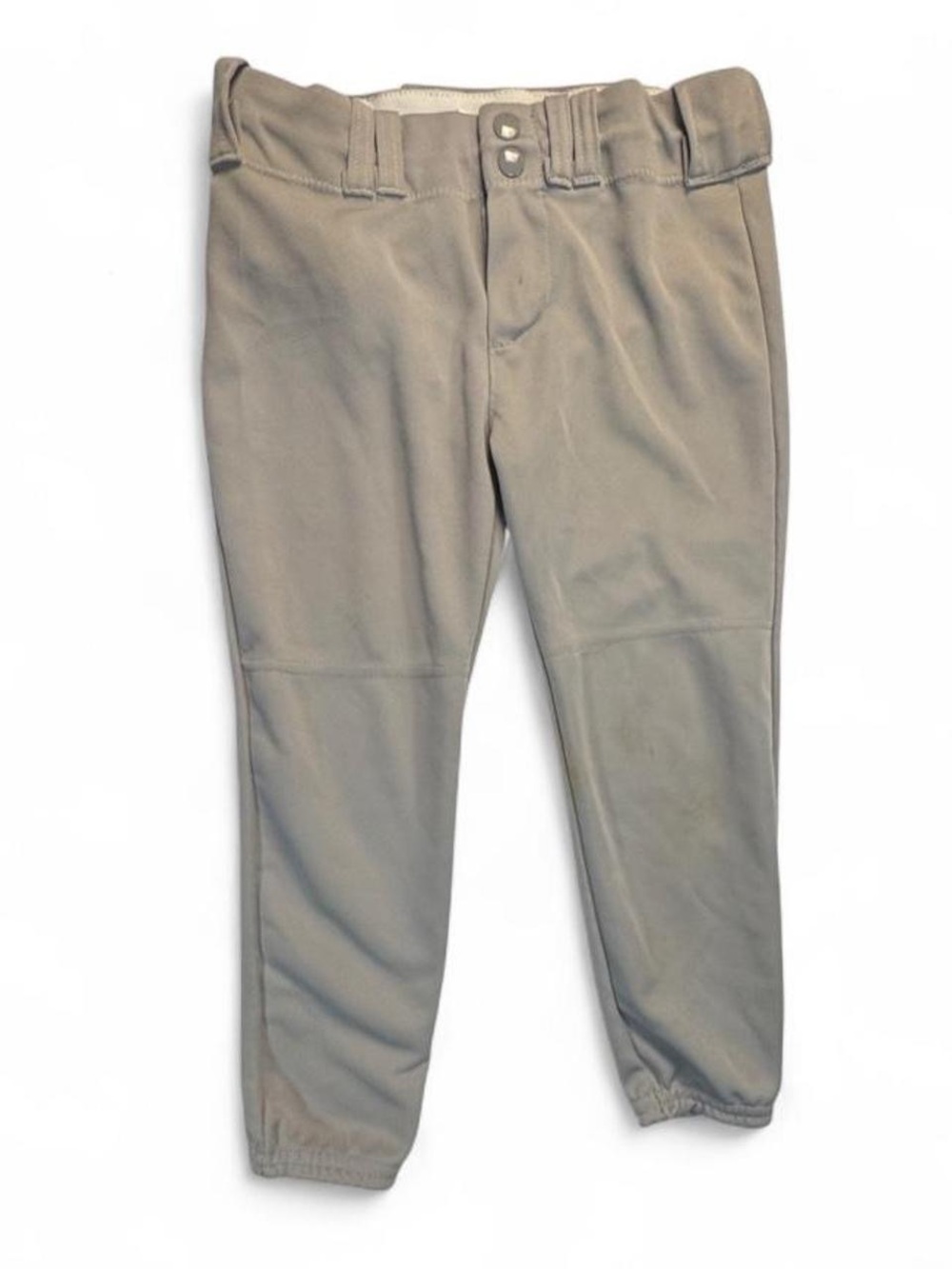 Alleson Athletic Girls Gray Baseball Softball Game Pants Youth Large Performance